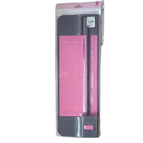 American Crafts 12-Inch Portable Combo Trimmer for Paper Crafts Scrapbooking NWT - Picture 1 of 16